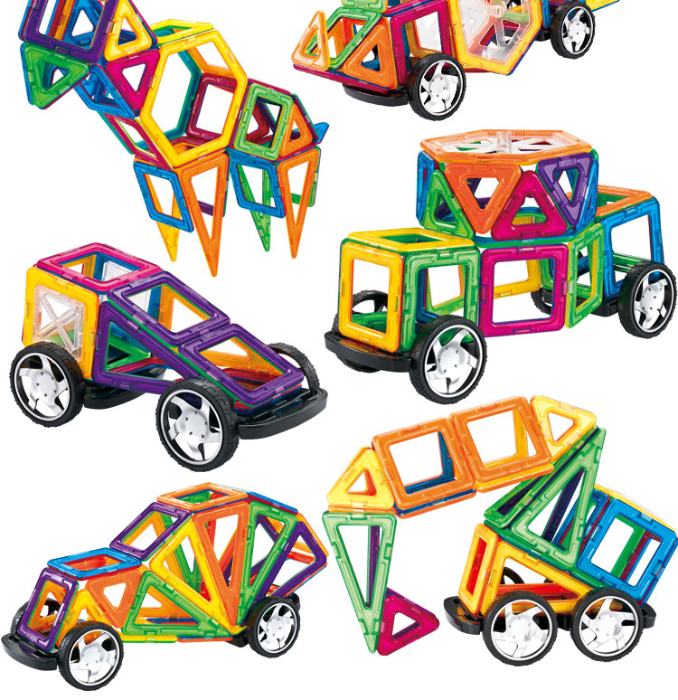 磁力片积木 百变提拉磁性积木 磁铁拼装类积木 益智儿童玩具批发