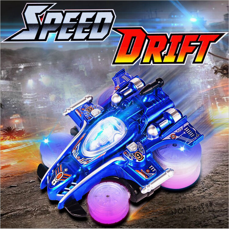 4g漂移遥控车炫彩灯光旋转特技太空赛车模型儿童玩具批发