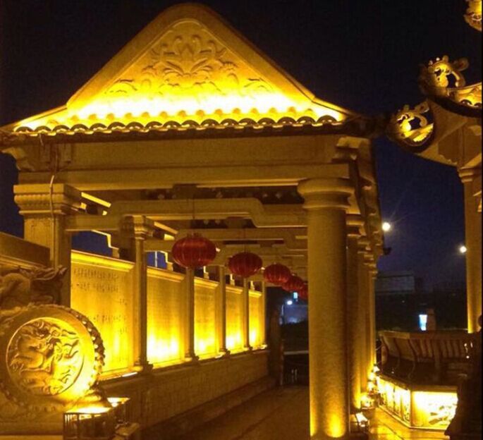 led瓦楞灯3w 5w led射灯 投射灯 古建筑瓦片专用射灯 古建筑通用