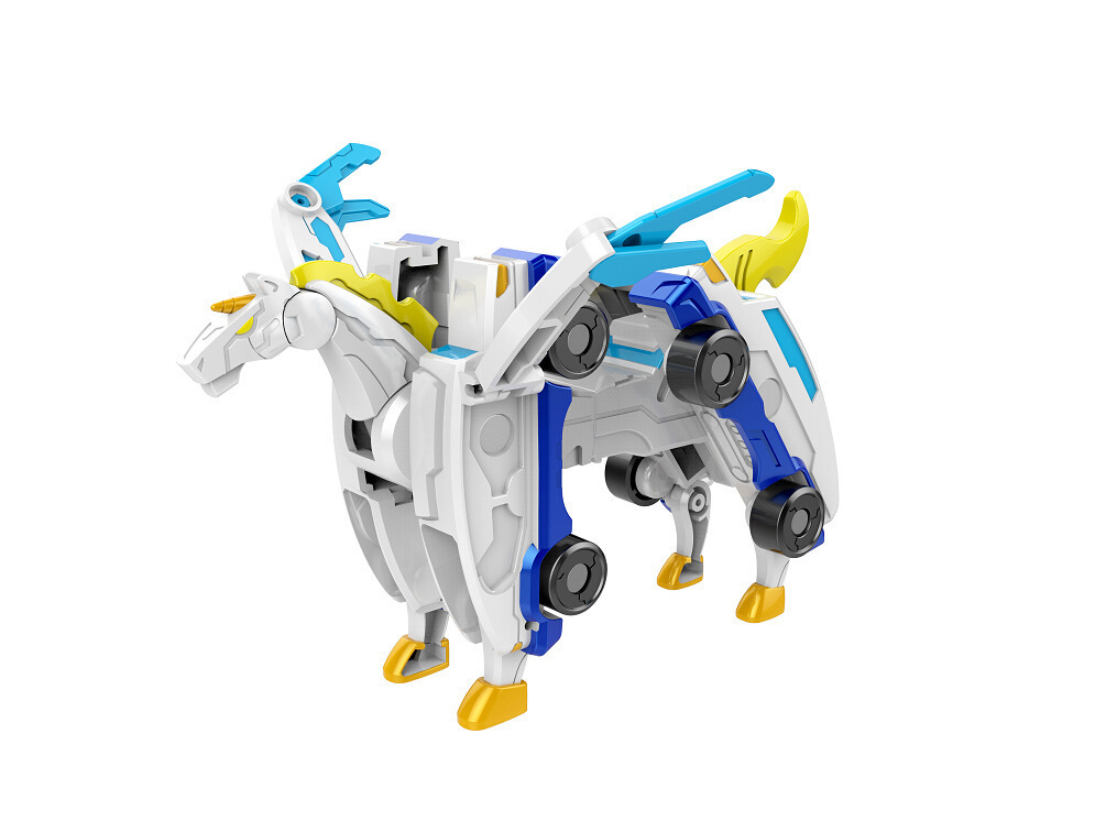 正版三宝猎车兽魂全套装玩具列车变形合体机器人金刚龙威虎魄魔翎