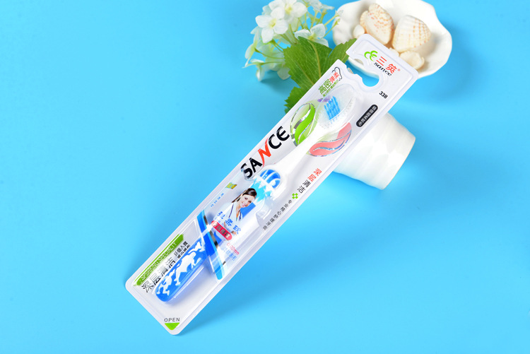 三策牙刷 牙刷老338软毛 牙刷批发