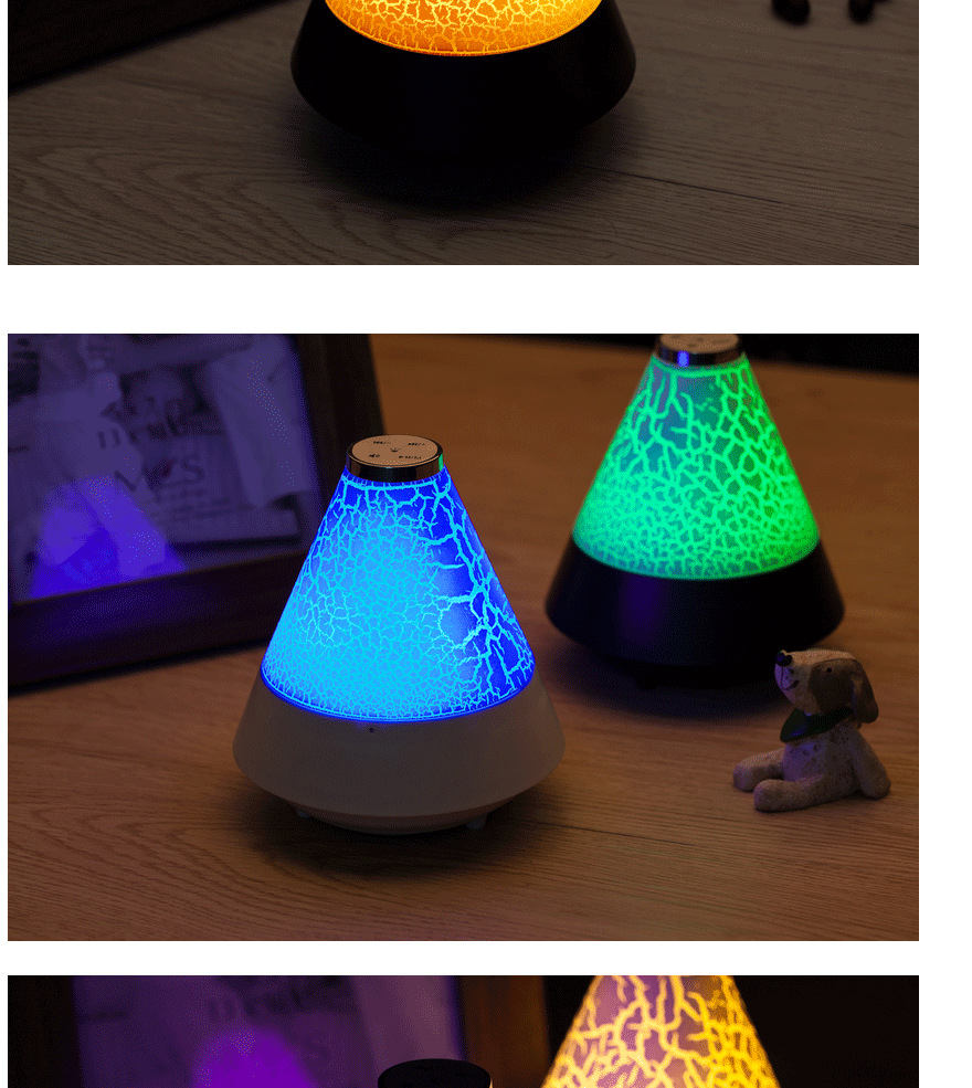 蓝牙音箱t12无线炫彩音响舞台led闪光灯低音炮插卡收音电脑音响