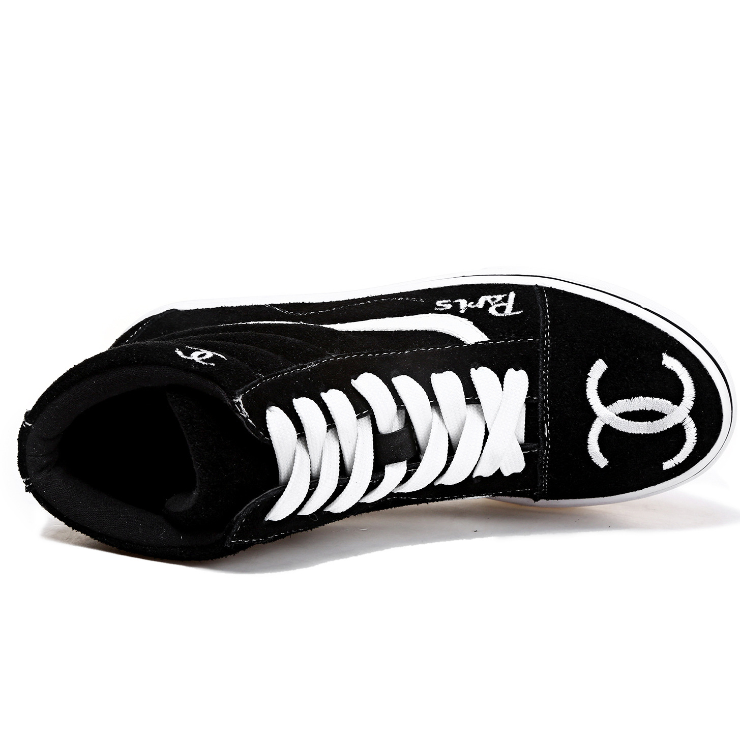 韩版圆头系带平底鞋女 2016新款情侣板鞋 真皮休闲高帮百搭女单鞋