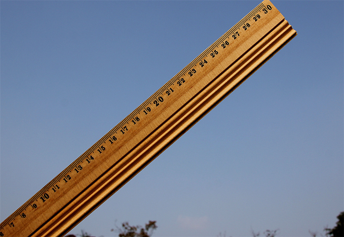 木头尺子 30cm松尺子木制 定做印字印logo 平面直尺 工厂定制款