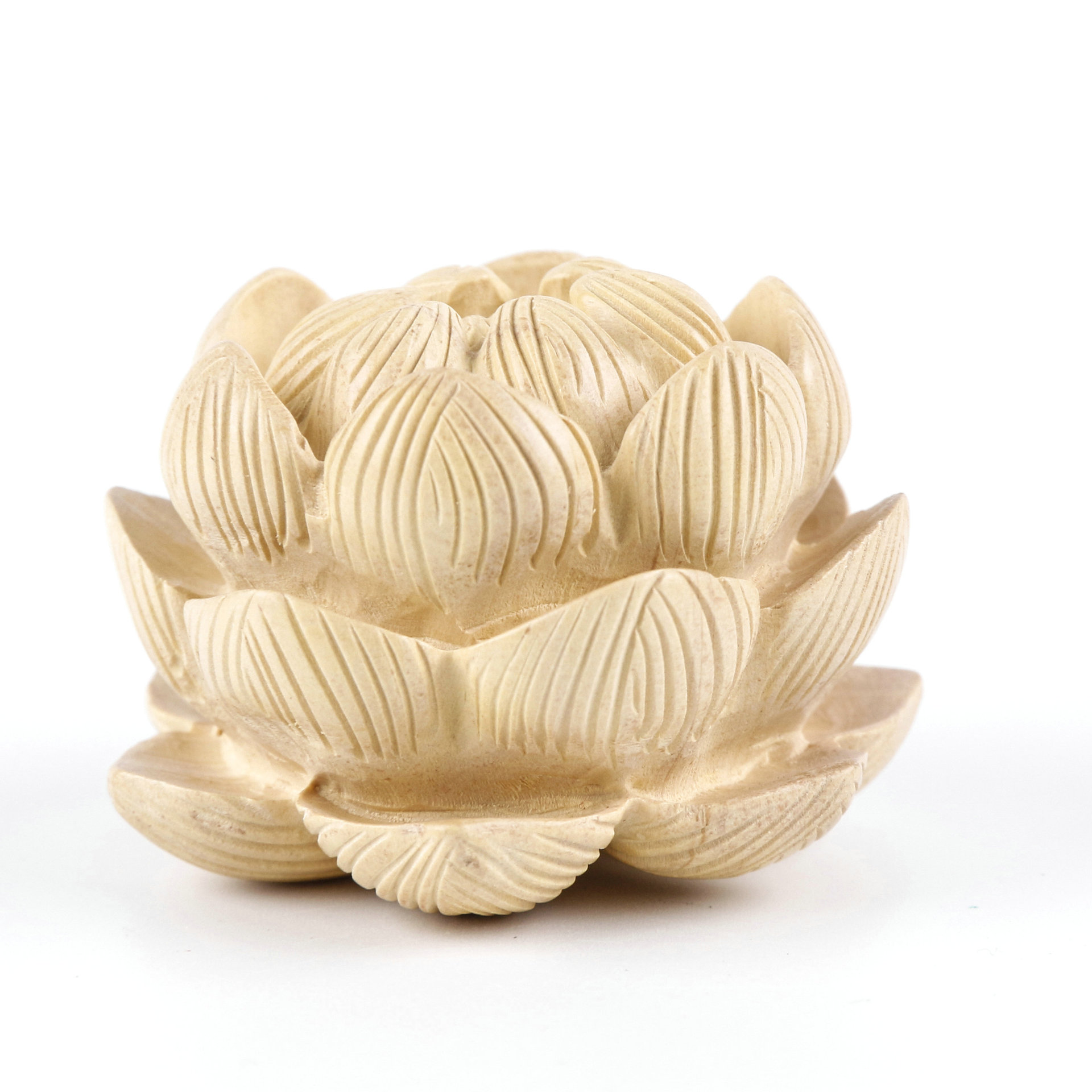 手工工艺品木雕莲花 大莲花创意莲花木质雕刻木工艺品批发