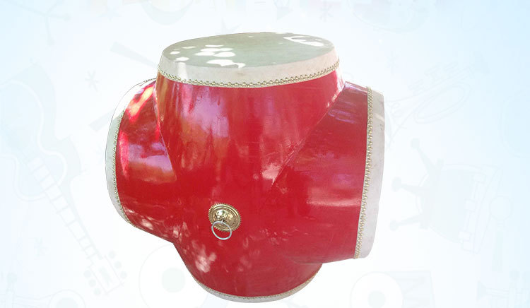 特制四面鼓苗族鼓牛皮大鼓 战鼓民族大鼓 堂鼓 迎宾鼓尺寸可定制