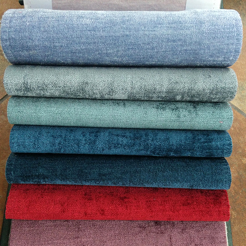 双面绒雪尼尔窗帘布 特价现货工程布料 高档窗帘布艺窗帘厂家直销