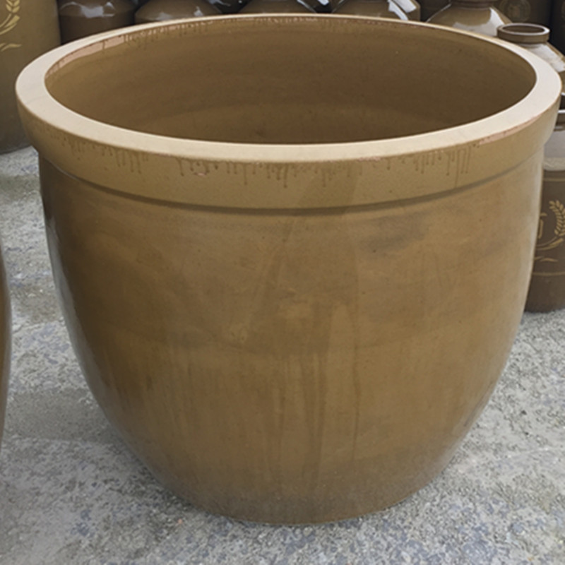 荣周鑫红厂家直销 土陶制品 800斤大水缸 酝酿 发酵粗陶地缸