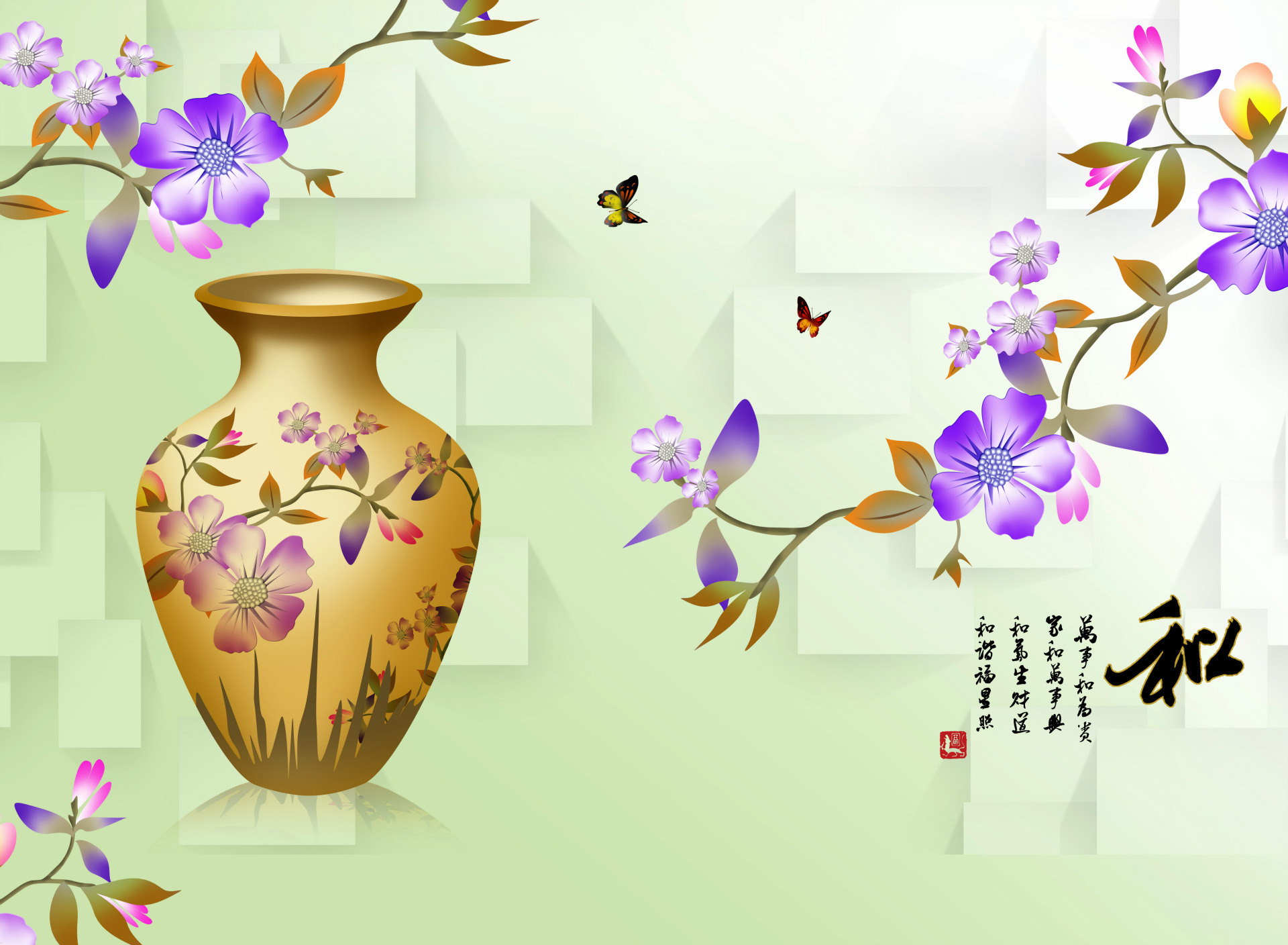 3d背景墙壁画大型墙纸自粘壁画无缝无纺布墙布客厅电视背景