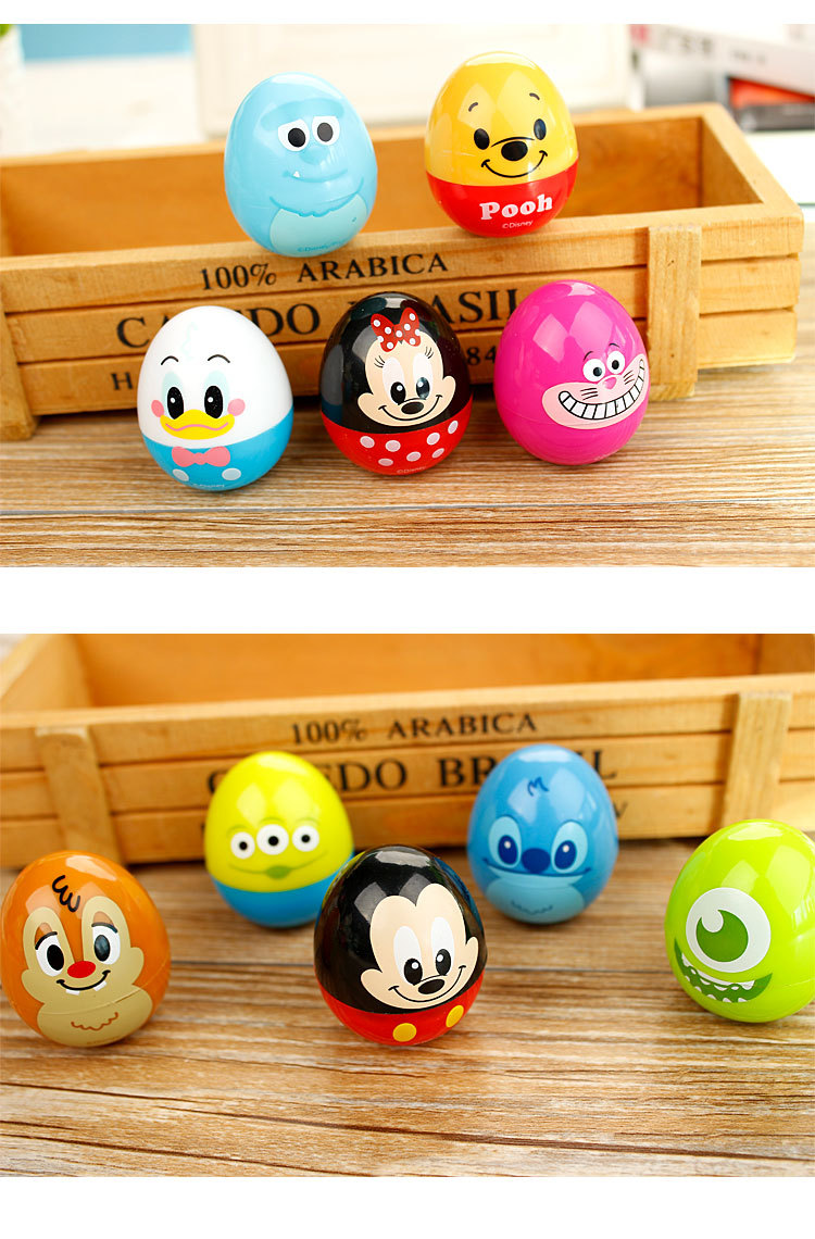 儿童益智玩具_儿童益智 新奇蛋形迷你不倒翁 米奇米妮毛怪大眼仔 公仔
