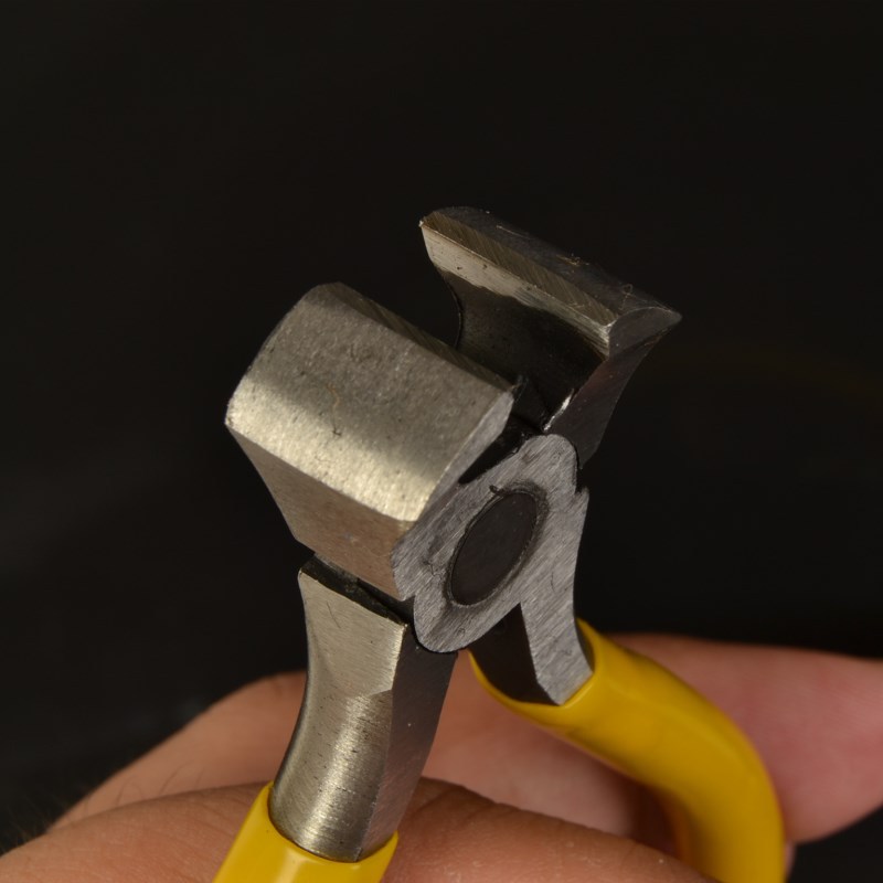 手工diy拉链钳子工具高碳钢拔牙剪齿钳迷你斜嘴钳斜口钳偏口钳子