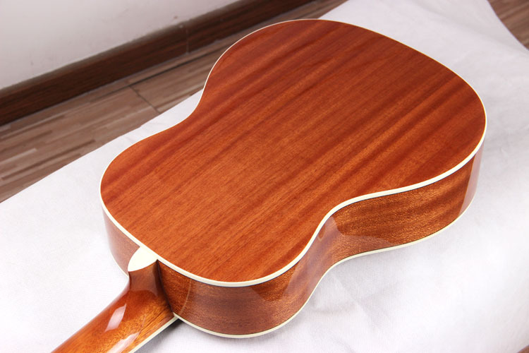 厂家供应34寸36红杉单板沙比利旅行小古典尼龙弦乐器吉他生产批发