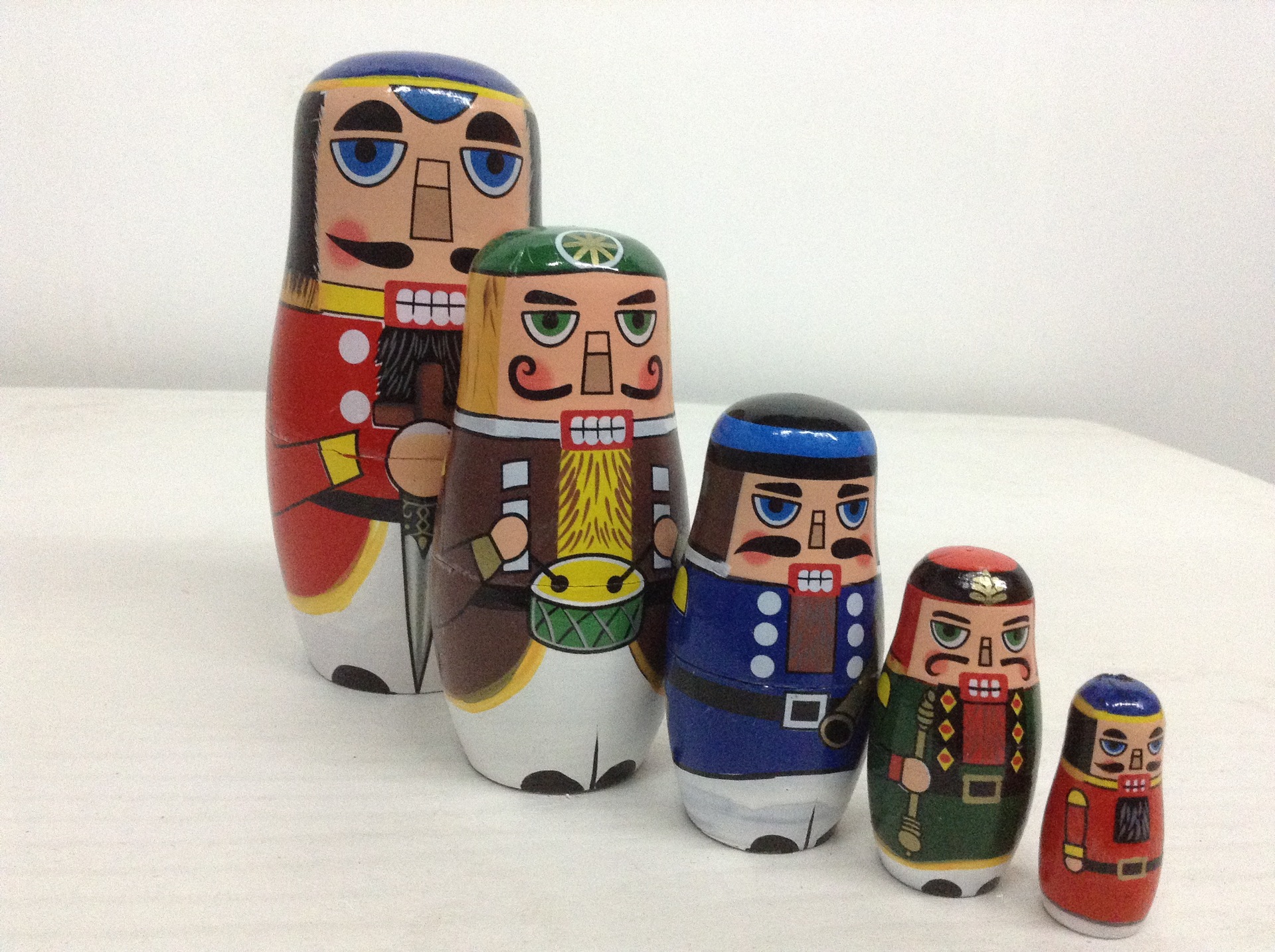 热销正品套娃俄罗斯套娃五层外贸正品5层创