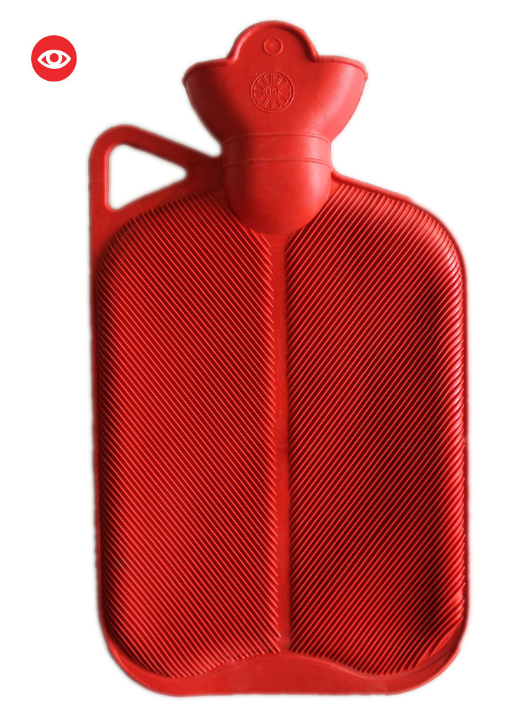厂家批发 直销红色 橡胶热水袋注水 带提手方便 暖水袋暖宝宝批发