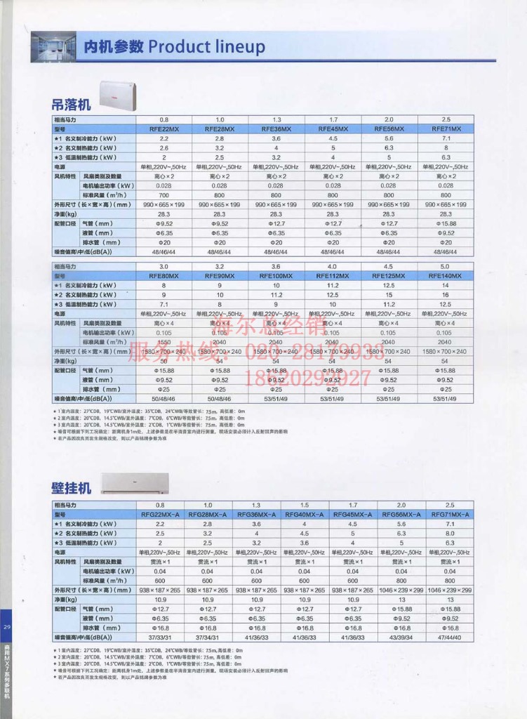 海尔中央空调 总经销 商用mx7系列多联机 原厂正品 全国联保