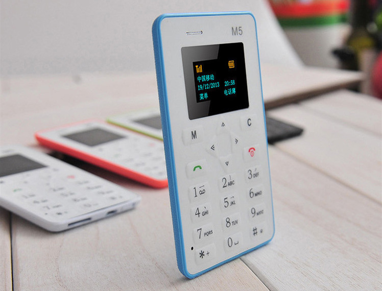 新款m5超薄卡片手机 小果超小a11 q1 q5 k8 超薄袖珍迷你手机