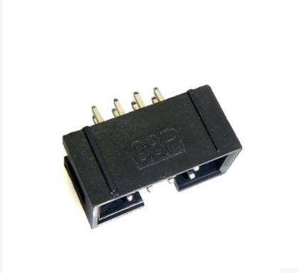 简易牛角座 直针 dc3-8p 8脚 2.54mm间距 isp接口 jtag插座