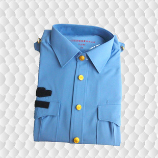 迷彩铺 新式空藏蓝色夏常服长袖上衣校尉款短袖衬衣衬衫t恤男批发