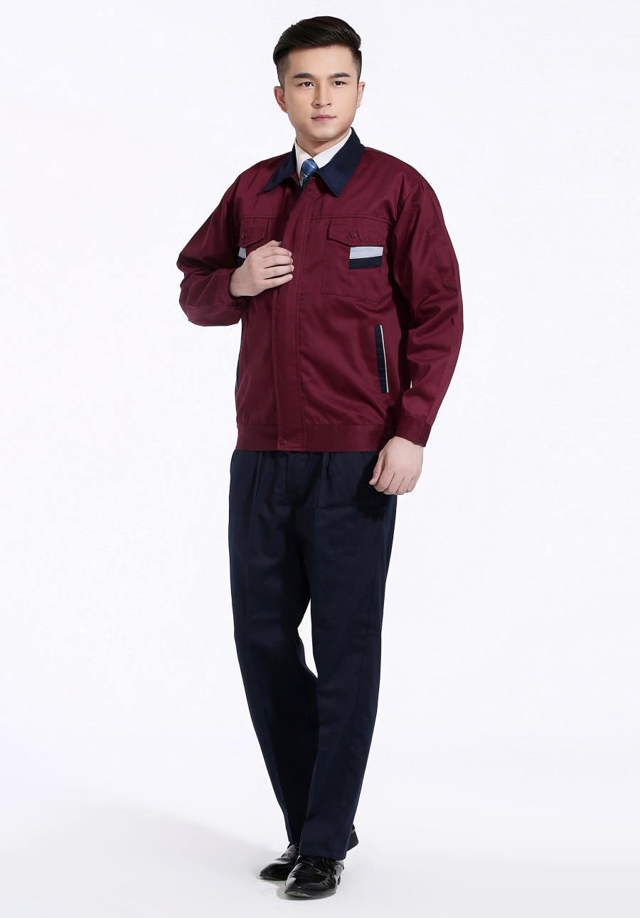 工作服套装长袖 男 工服套装 长袖工作服 汽修服套装长