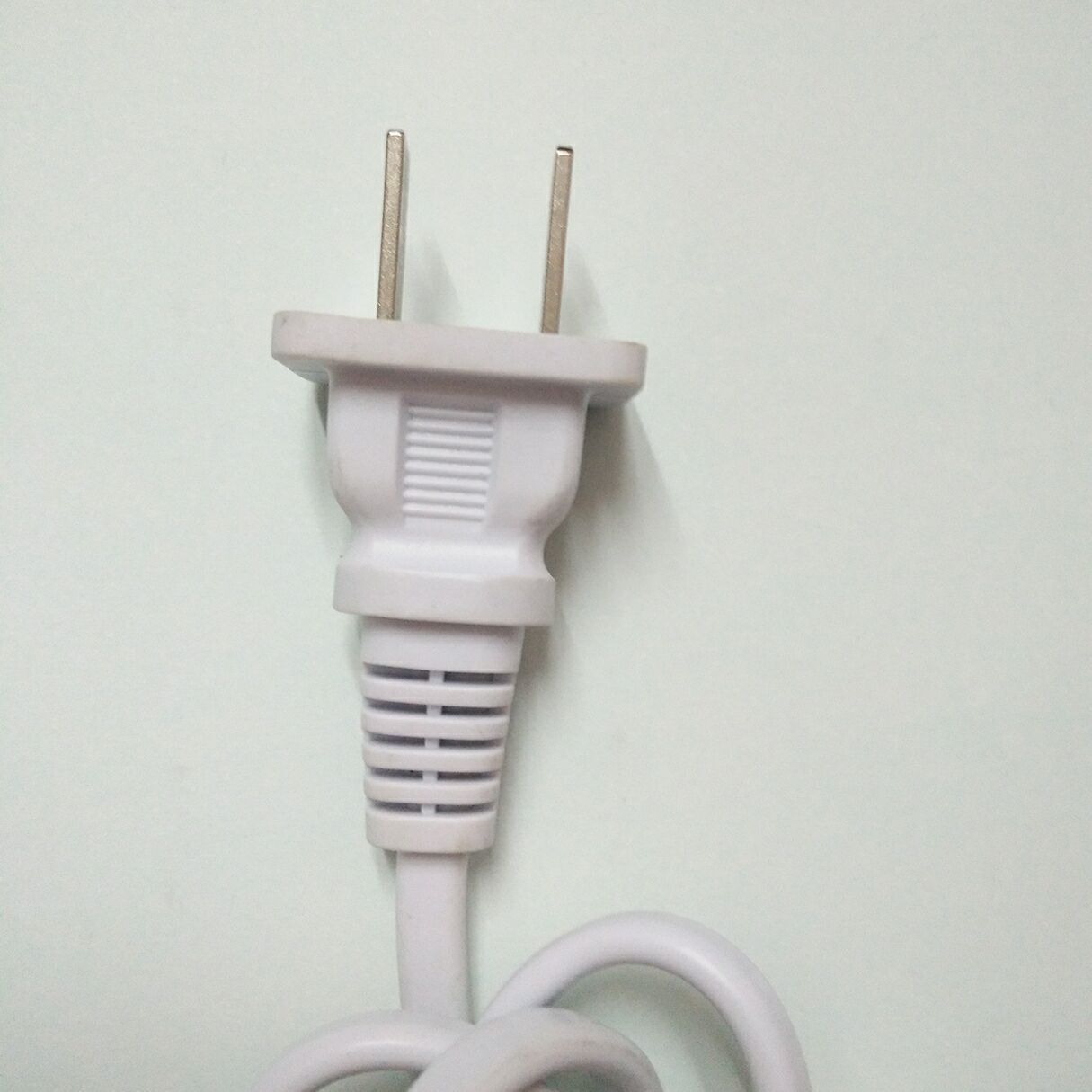 中国插头两插电源线 中规电源线 两插2*0.75平方八字尾