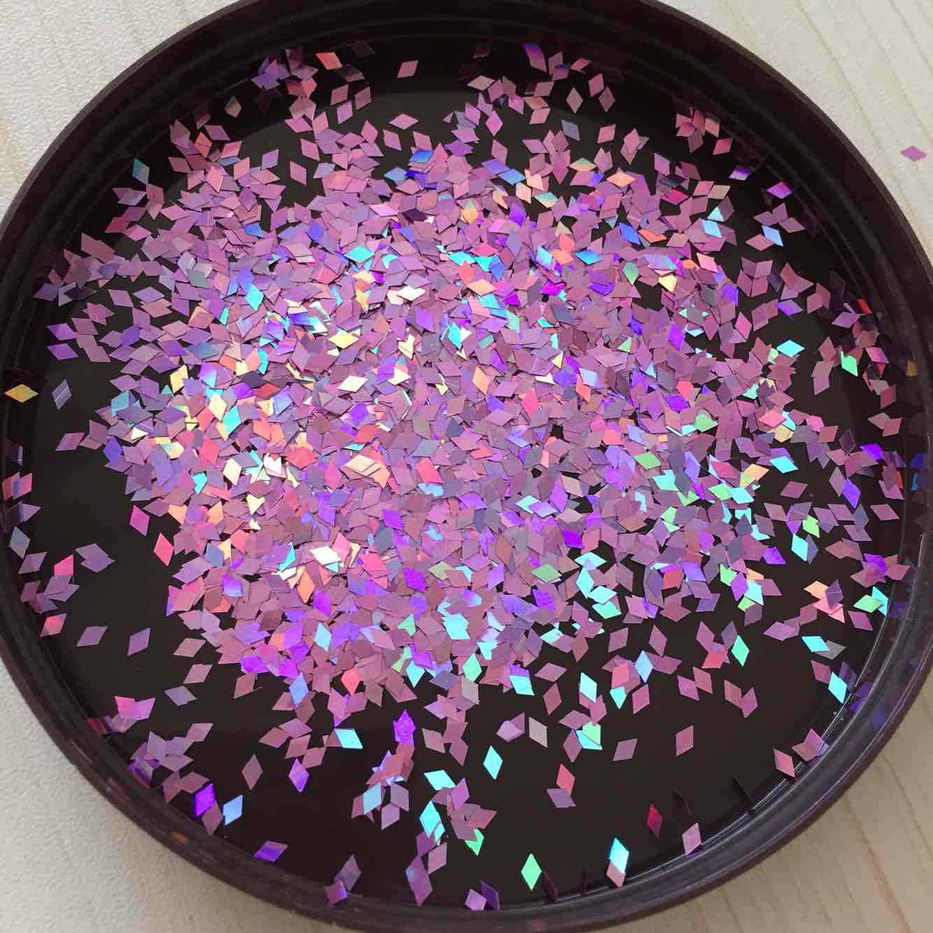 婚礼节庆装饰菱形镭射七彩粉红高亮光金银粉 金葱粉 亮片 闪光粉