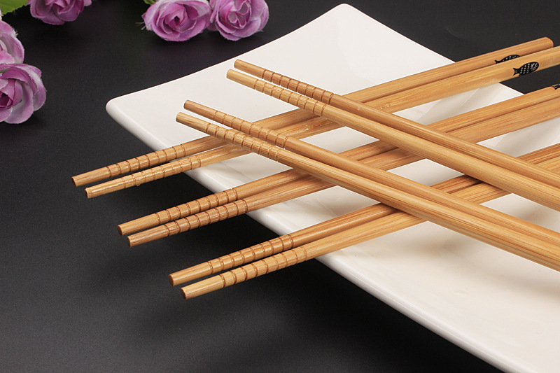 餐具筷子创意日式竹筷子工艺筷竹筷子防滑批发可加log