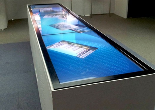 定制55寸触摸茶几 商务会议触控桌子 可选42-65-50-49寸触控桌