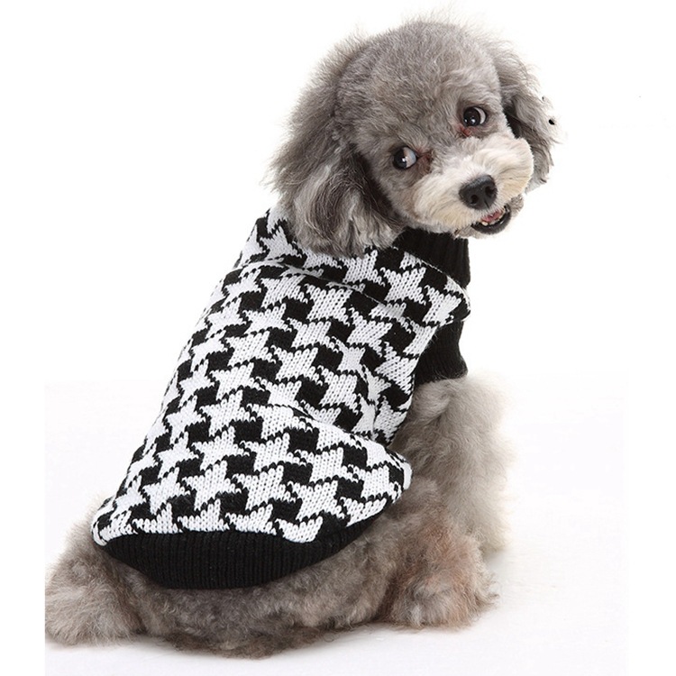 狗毛衣宠物宝贝圣诞毛衣针织高领宠物毛衣狗狗毛衣秋冬小型犬毛衣