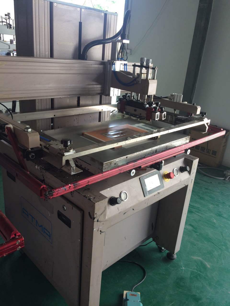 九成新atma二手东远丝印机at-60pd丝网印刷机50*70