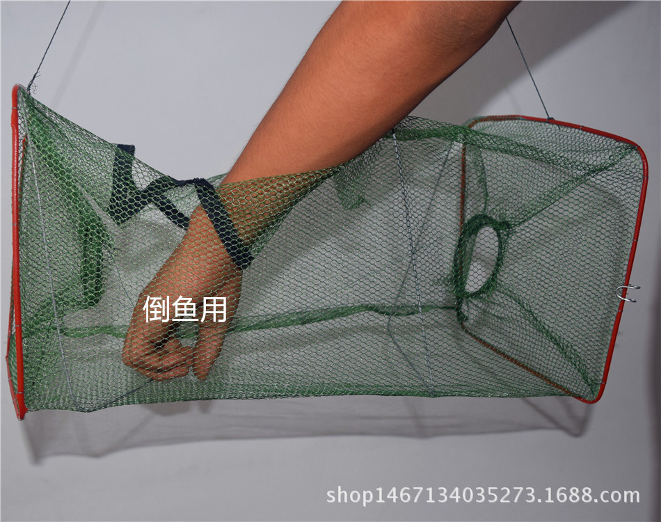 虾笼地笼龙虾网加固自动折叠抓捕虾捕鱼网捕鱼笼黄鳝渔