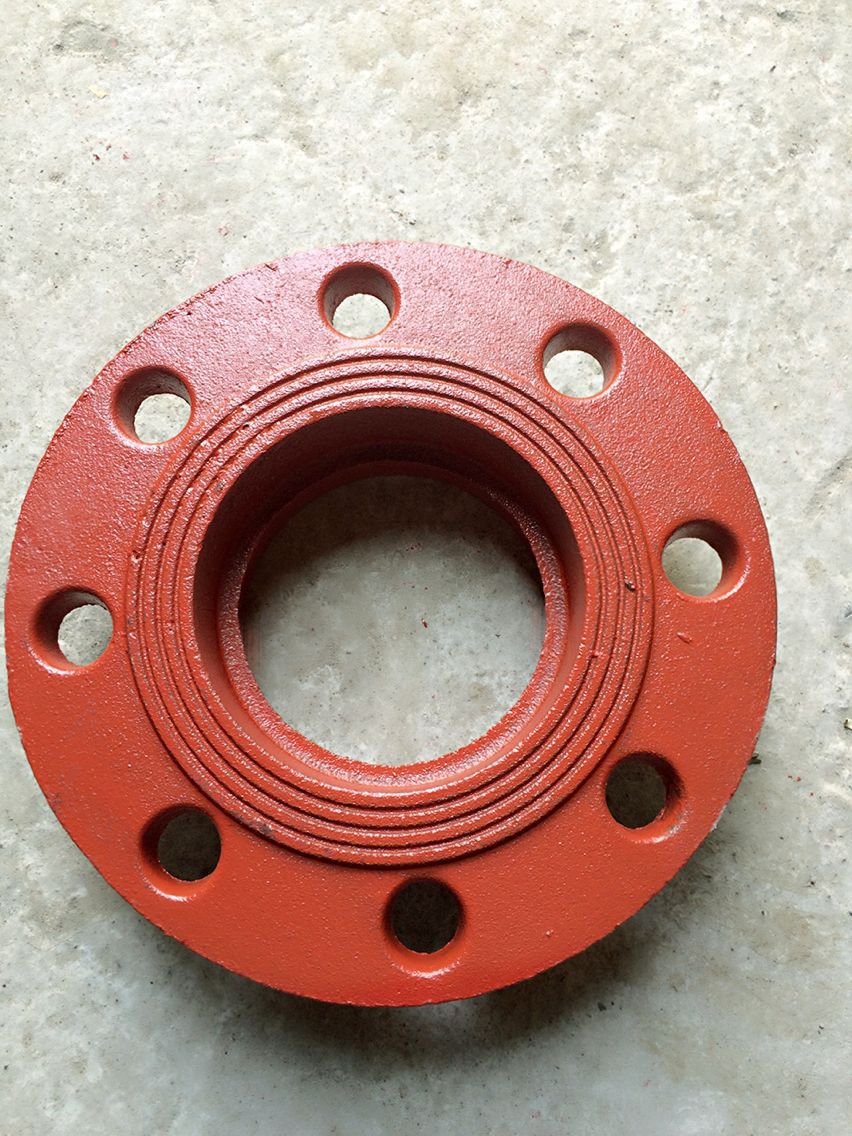 厂家直销潍通(wpt)沟槽管件 沟槽转换法兰 短管法兰 高颈法兰