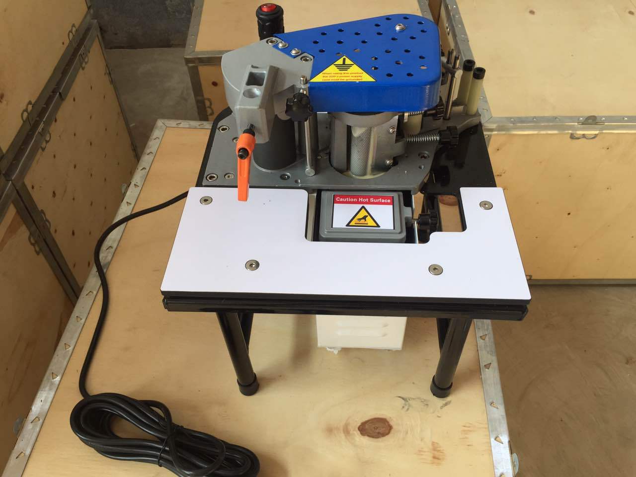 手提式木工双面涂胶封边机 龙锦机械