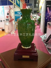 创意新品 厂价推出 翡翠玉碧玉青玉 琉璃白玉花瓶jtf-1017