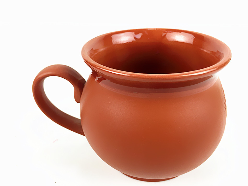 永惠尔红陶泥釉随手杯 红陶杯具 陶制杯具 一手货源0