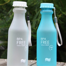 新款摔不破汽水瓶 广告促销杯礼品杯简约塑料水壶太空杯