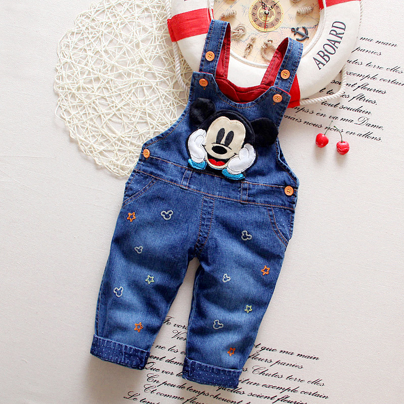 color=red>裤 /font> 男女童卡通米老鼠 font color=red>背带 /font> 