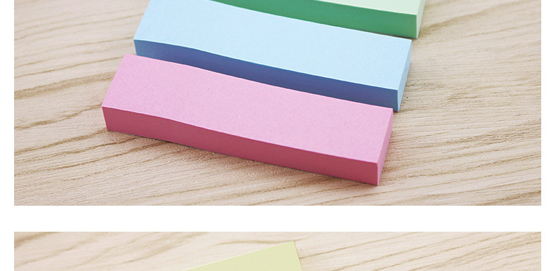 日韩风文具 创意彩色条形便签纸n次贴易事