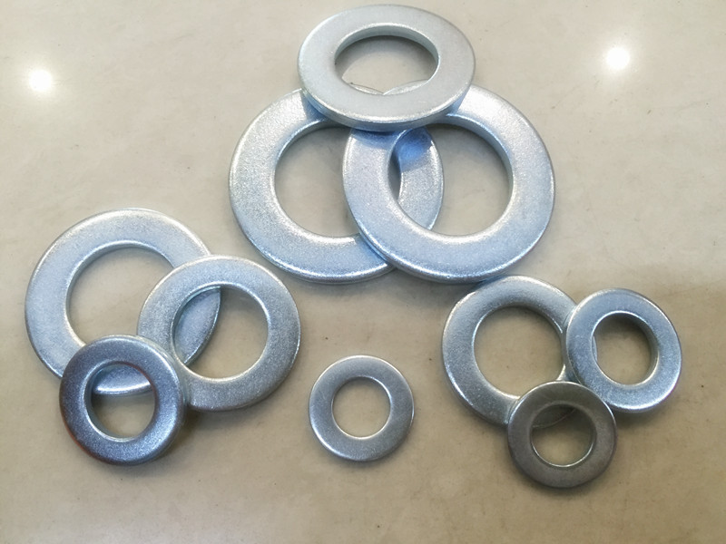 现货 类别:平垫圈 表面处理:镀锌 材料等级:碳钢 100hv 产品等级:a级