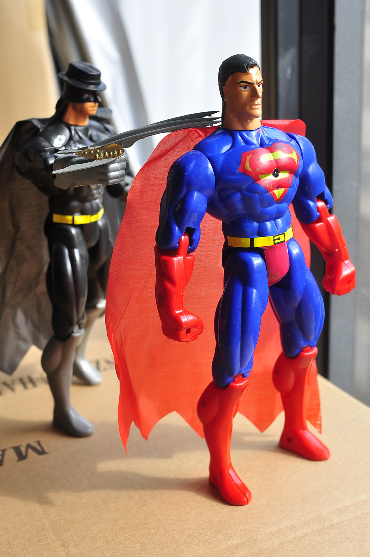 蝙蝠侠大战超人 铠甲变形战士 变形超人 模型超人 儿童热卖玩具