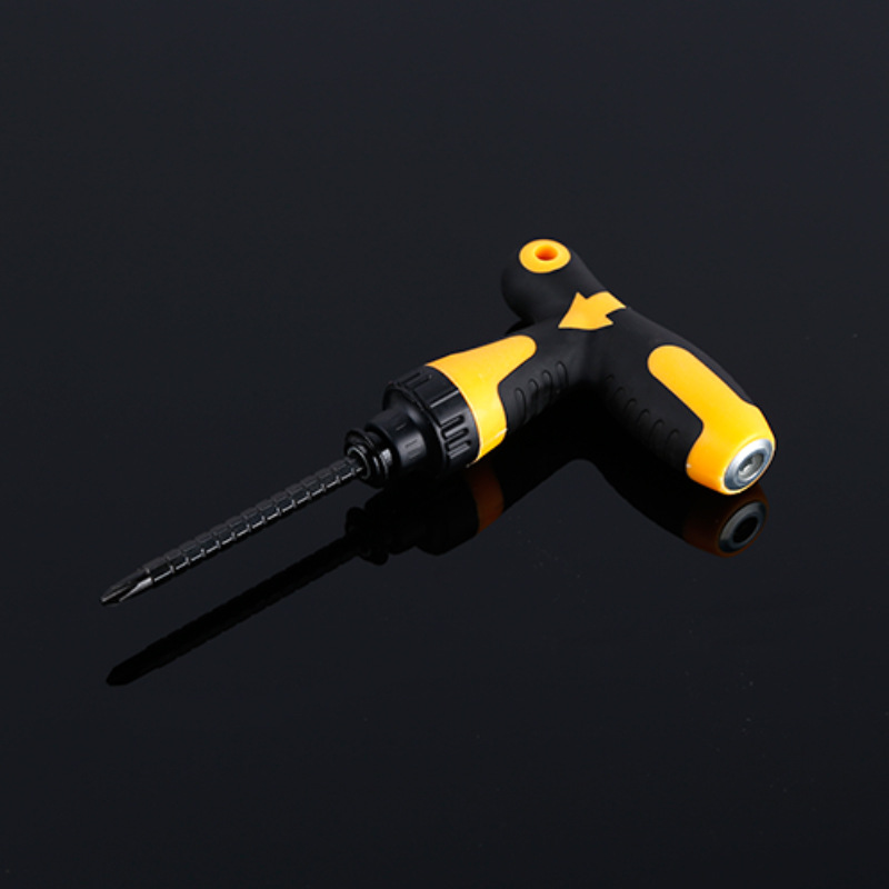 【厂家直销】 耐达t型棘轮螺丝刀 多功能螺丝批 伸缩三用螺丝刀