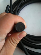 厂家直供黑色O型圆形橡胶实心条橡胶绳橡胶垫块减震软棒橡胶棒