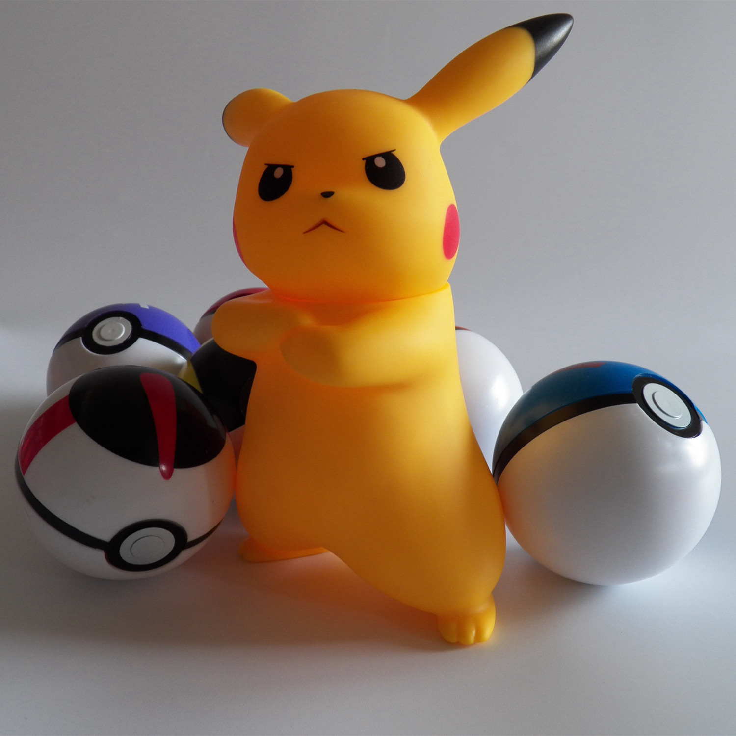 pokemon go神奇宝贝 宠物小精灵皮卡丘塑胶公仔手办模型 - 玩具批发网