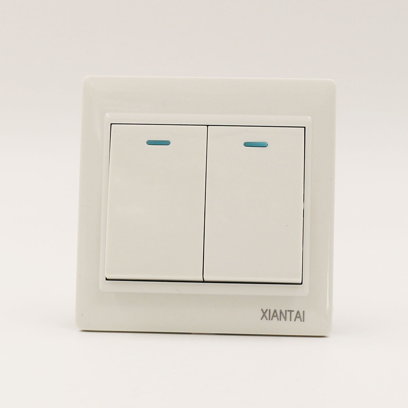 供应二开单控86型暗装墙壁开关双联开关单控