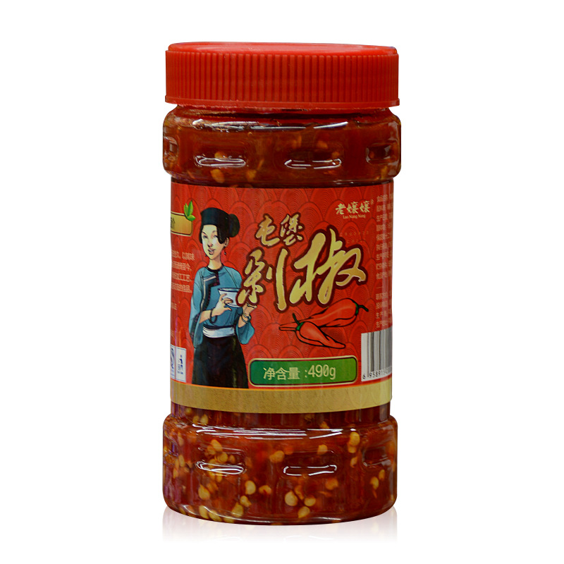 贵州特产安顺平坝老嬢嬢屯堡剁椒490g