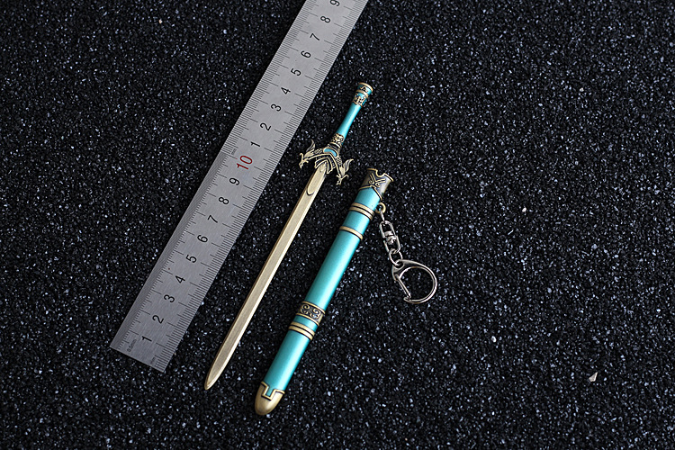 诛仙青云志影视周边兵器 诛仙剑 天邪剑武器模型钥匙扣挂件