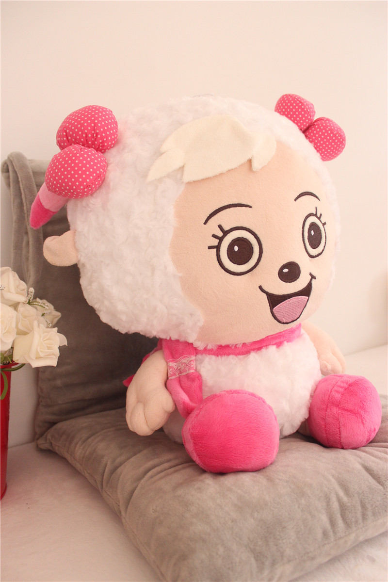 厂家定制批发儿童毛绒玩具批发 美羊羊毛绒公仔玩偶 玫瑰绒面料