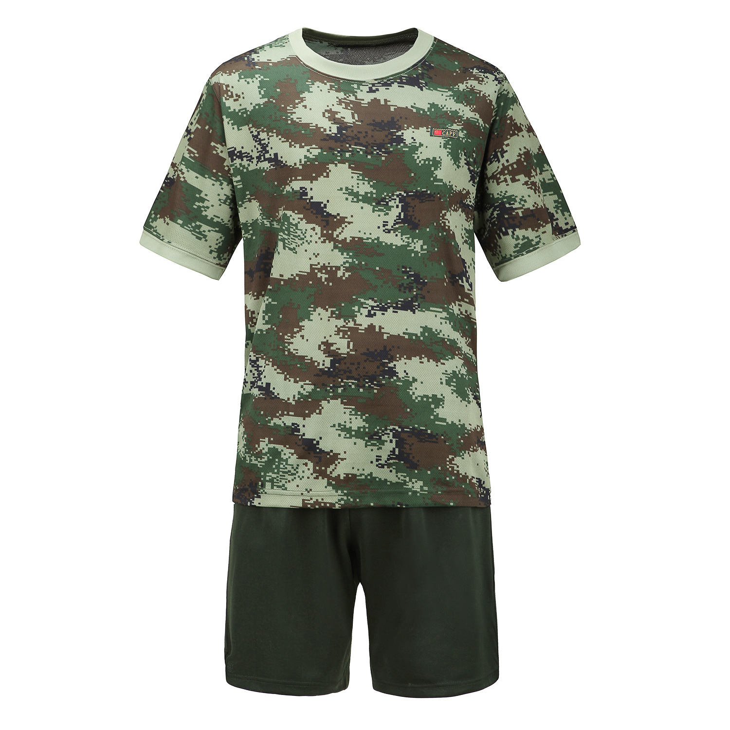配发正品07wj迷彩体能训练服数码迷彩速