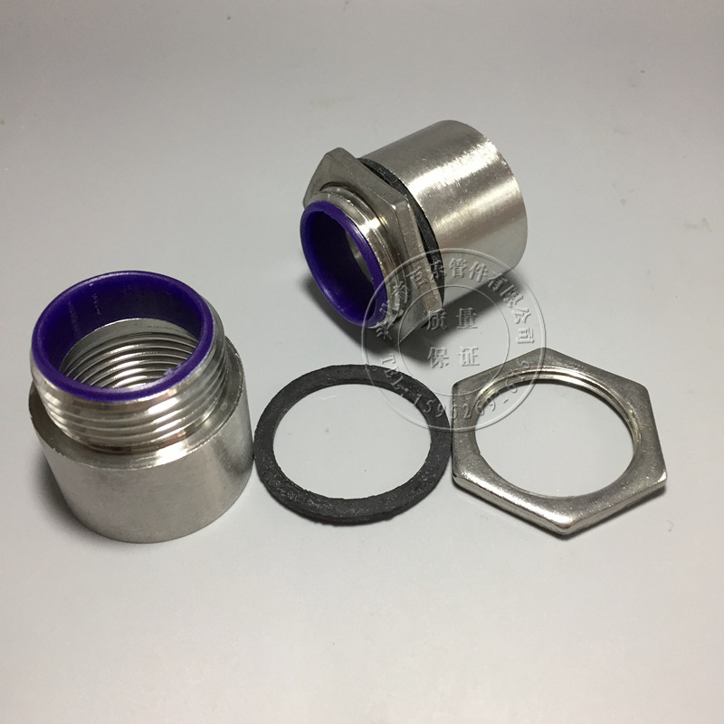不锈钢304桥架穿板接头 电缆穿板接头 外牙内丝桥架管接头tcp13