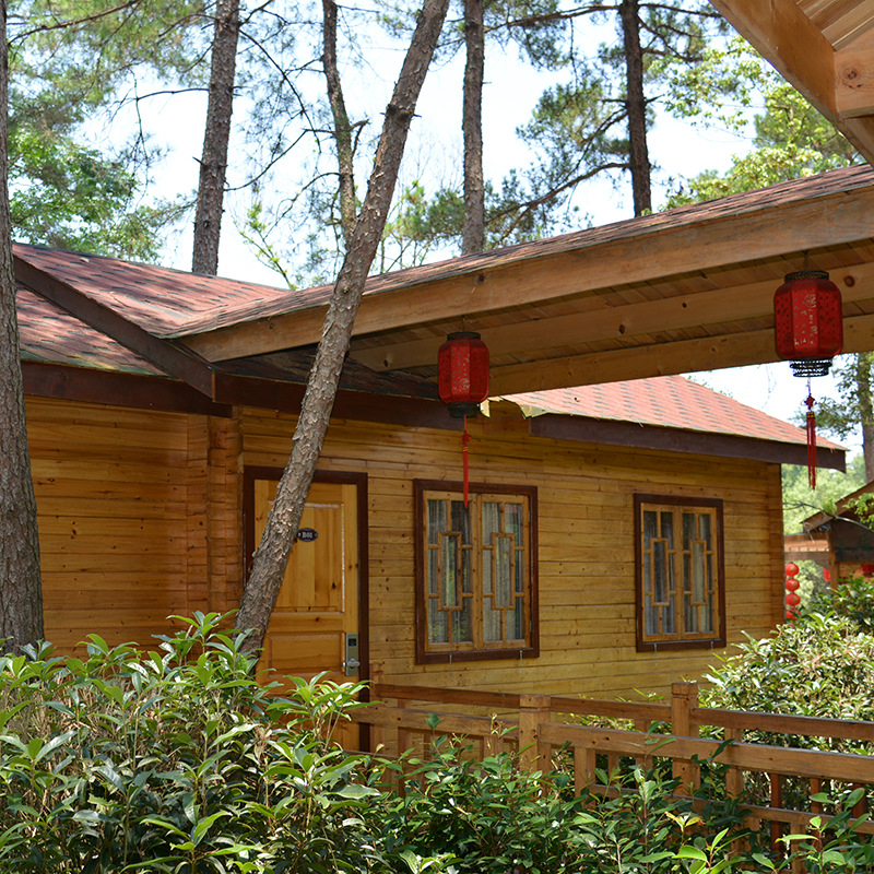 户外防腐木木屋 别墅木屋 承接花园防腐木制作 花园木结构可定制