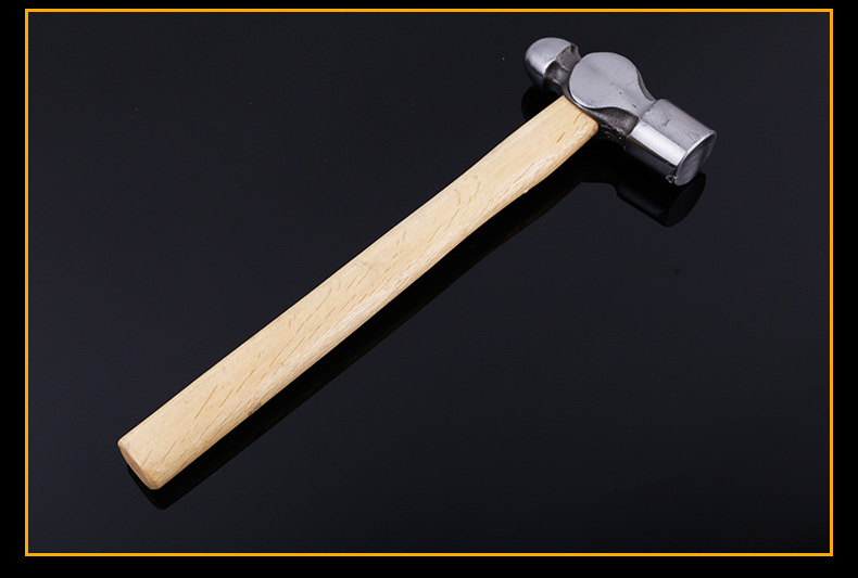 家用铁锤 厂家直销 多功能 家用 工地敲击榔头 木柄圆头锤子